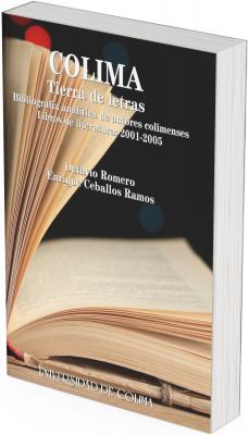 Portada con un libro abierto iluminado sobre fondo oscuro, representando la literatura y la producción editorial en Colima.