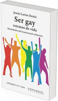 Portada con figuras humanas de colores del arcoíris con los brazos levantados, representando diversidad e identidad LGBT.