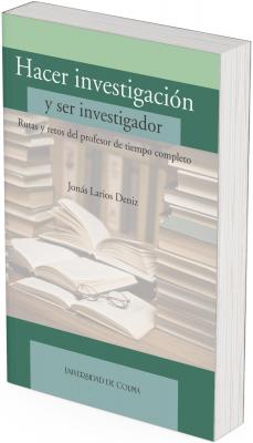 Cover showing stacked and open books with glasses on a desk, representing academic work and research.