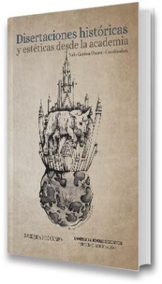 La portada tiene un fondo color beige texturizado, que recuerda al papel antiguo o pergamino, evocando una sensación de historia, tiempo y saberes acumulados.  En el centro, destaca una ilustración monocromática en tinta negra, con trazos finos y detallados, similar al estilo de los grabados clásicos. Esta imagen es rica en simbolismo y está compuesta por varios elementos integrados verticalmente:  En la base, hay una especie de esfera rocosa, parecida a un globo terráqueo agrietado, con manchas que remiten a mapas antiguos o tierras áridas.  Encima, se levanta una construcción arquitectónica gótica, con torres puntiagudas, vitrales, arcos ojivales y un reloj al centro. Este edificio recuerda a una catedral o a una universidad clásica europea, símbolo del conocimiento formal y la tradición académica.  En la parte superior del edificio, reposa un becerro acostado. Su expresión es serena, y su presencia, inusual sobre una catedral, puede interpretarse de múltiples formas: como símbolo de sacrificio, fertilidad, trabajo o incluso de sabiduría y contemplación en reposo.  Toda la composición se alza como una metáfora visual del conocimiento sustentado sobre la historia, la tierra, la estética y lo simbólico.